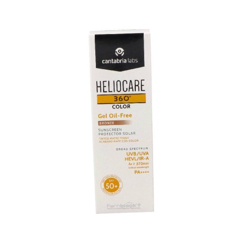 HELIOCARE 360º SPF 50 COLOR GEL OIL-FREE PROTECTOR SOLAR 1 ENVASE 50 ml COLOR BRONZE