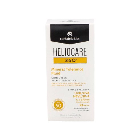 HELIOCARE 360º SPF 50 MINERAL TOLERANCE FLUID PROTECTOR SOLAR 1 ENVASE 50 ml