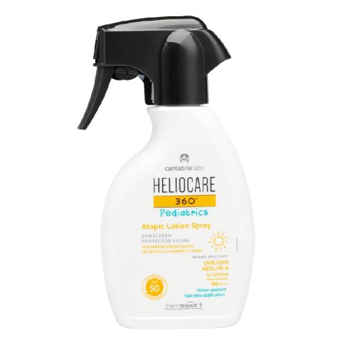 HELIOCARE 360º SPF 50 PEDIATRICS ATOPIC LOTION PROTECTOR SOLAR 1 SPRAY 250 ml