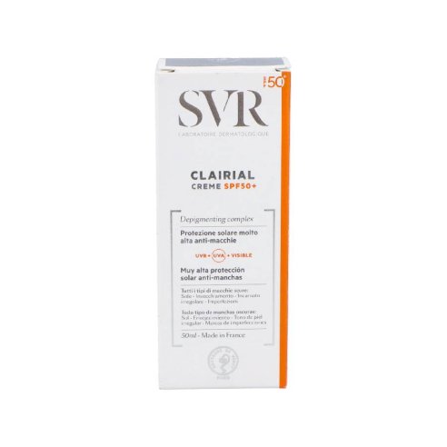 CLAIRIAL CREME SPF 50 SVR 1 ENVASE 50 ml